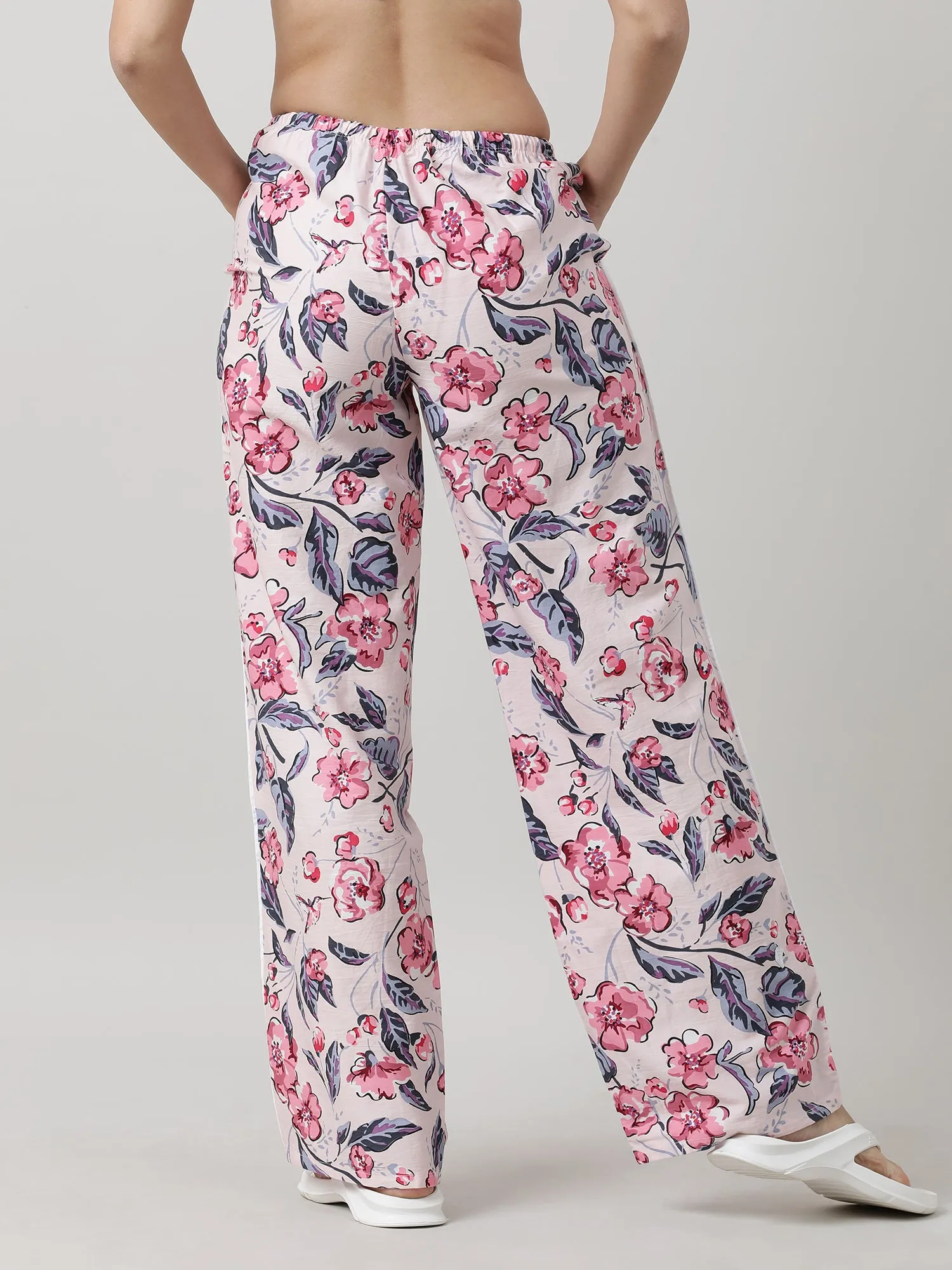 Women Floral Sleepwear Pants