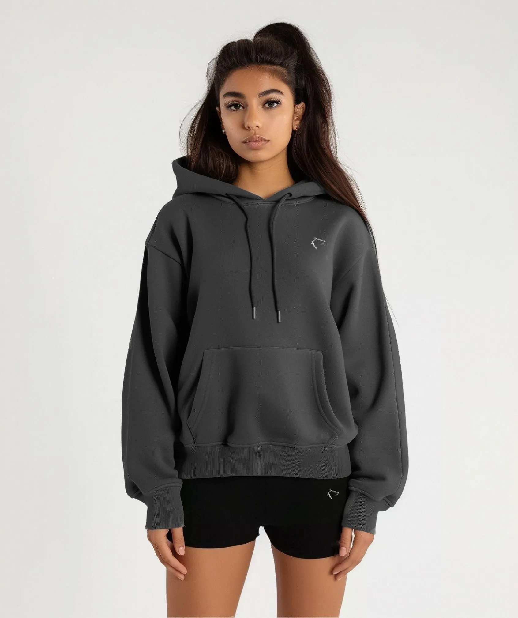 Women Hoodie - Dark Gray