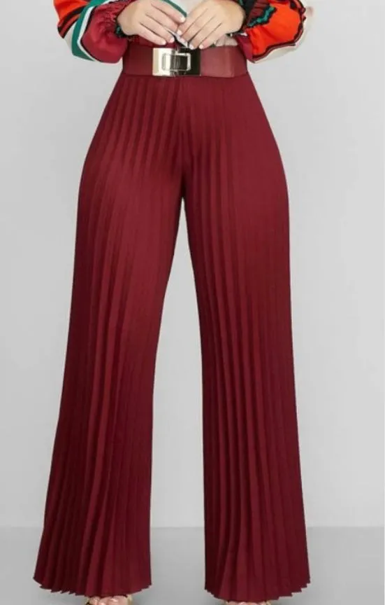 WOMEN STRIPED PALLAZO PANTS