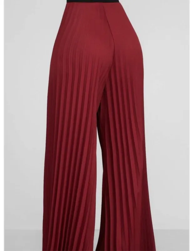 WOMEN STRIPED PALLAZO PANTS