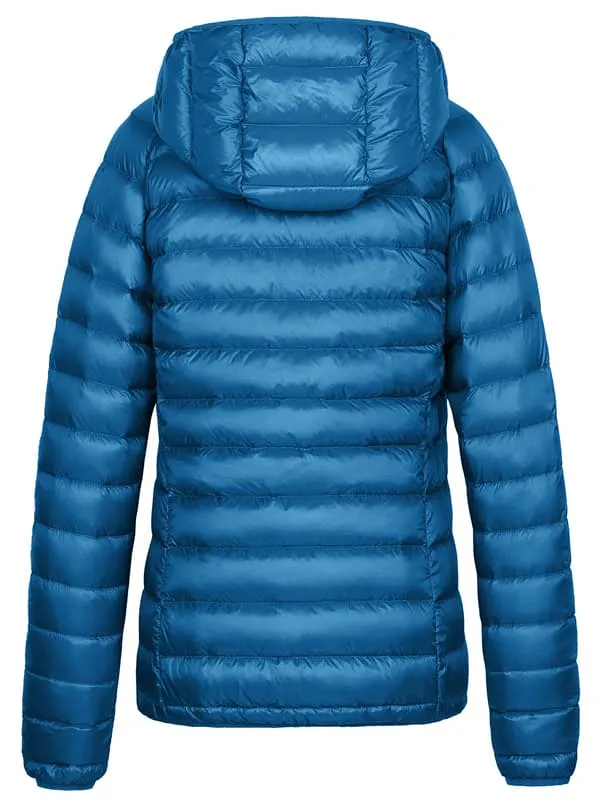 Women's Packable Down Jacket Lightweight Puffer Coat with Hood ThermoLite II